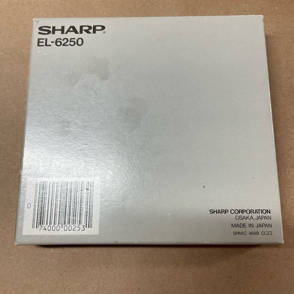 SHARP EL-6250 Electronic Memory Calculator/Dialer - Picture 2 of 2